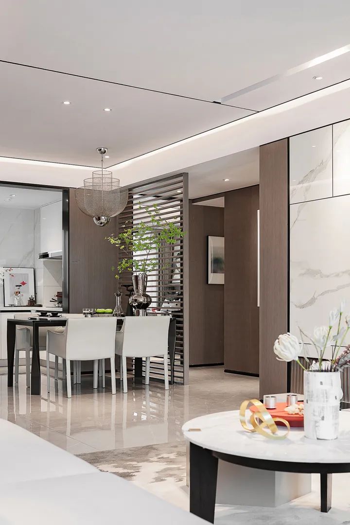 现代轻奢样板间，克莱因蓝演绎极致简约-12