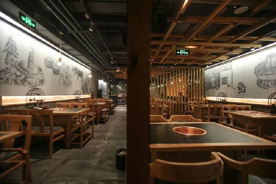 新中式风格火锅店设计 | 京涮火锅-41