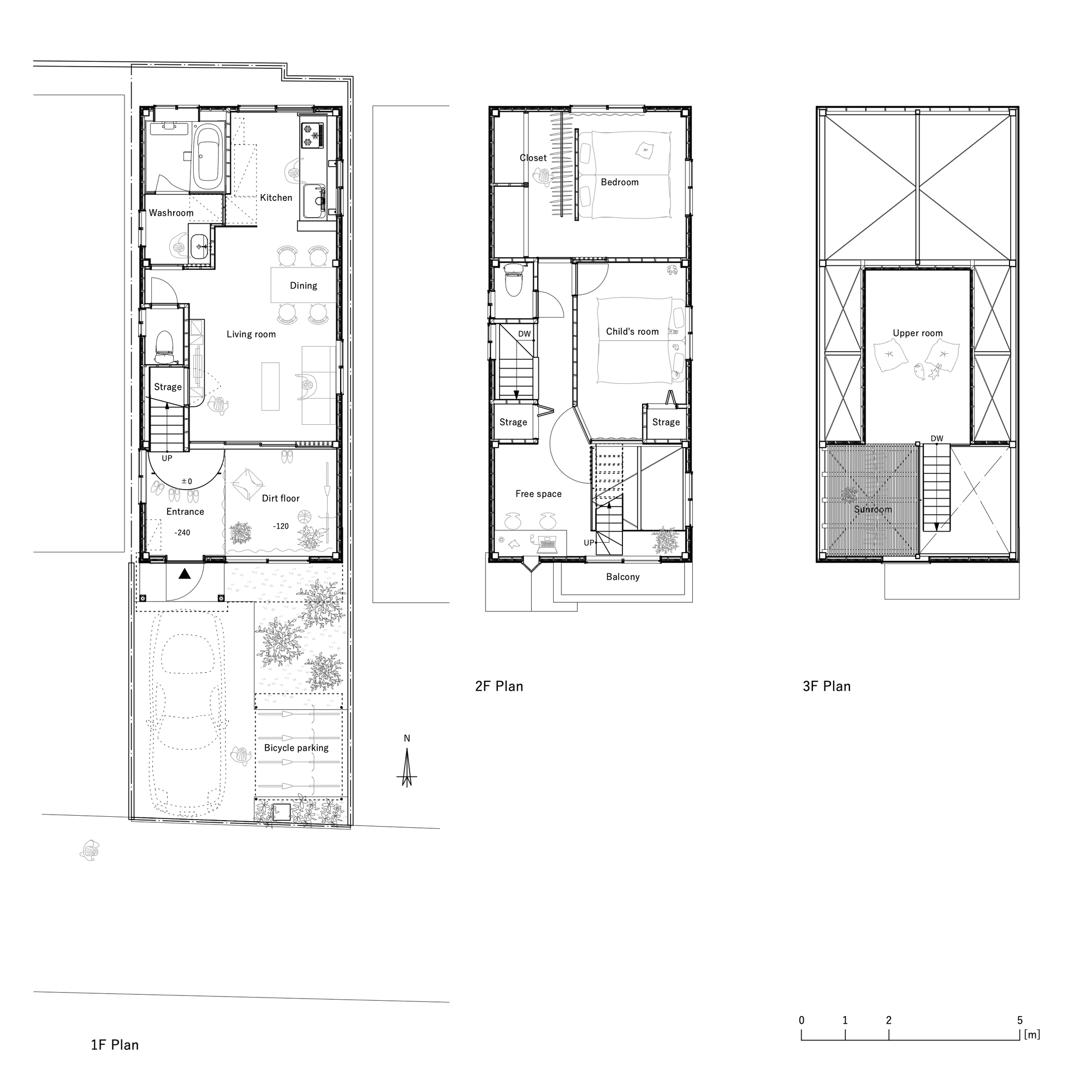 服部天神的房子丨日本丨Akio Isshiki Architects-14