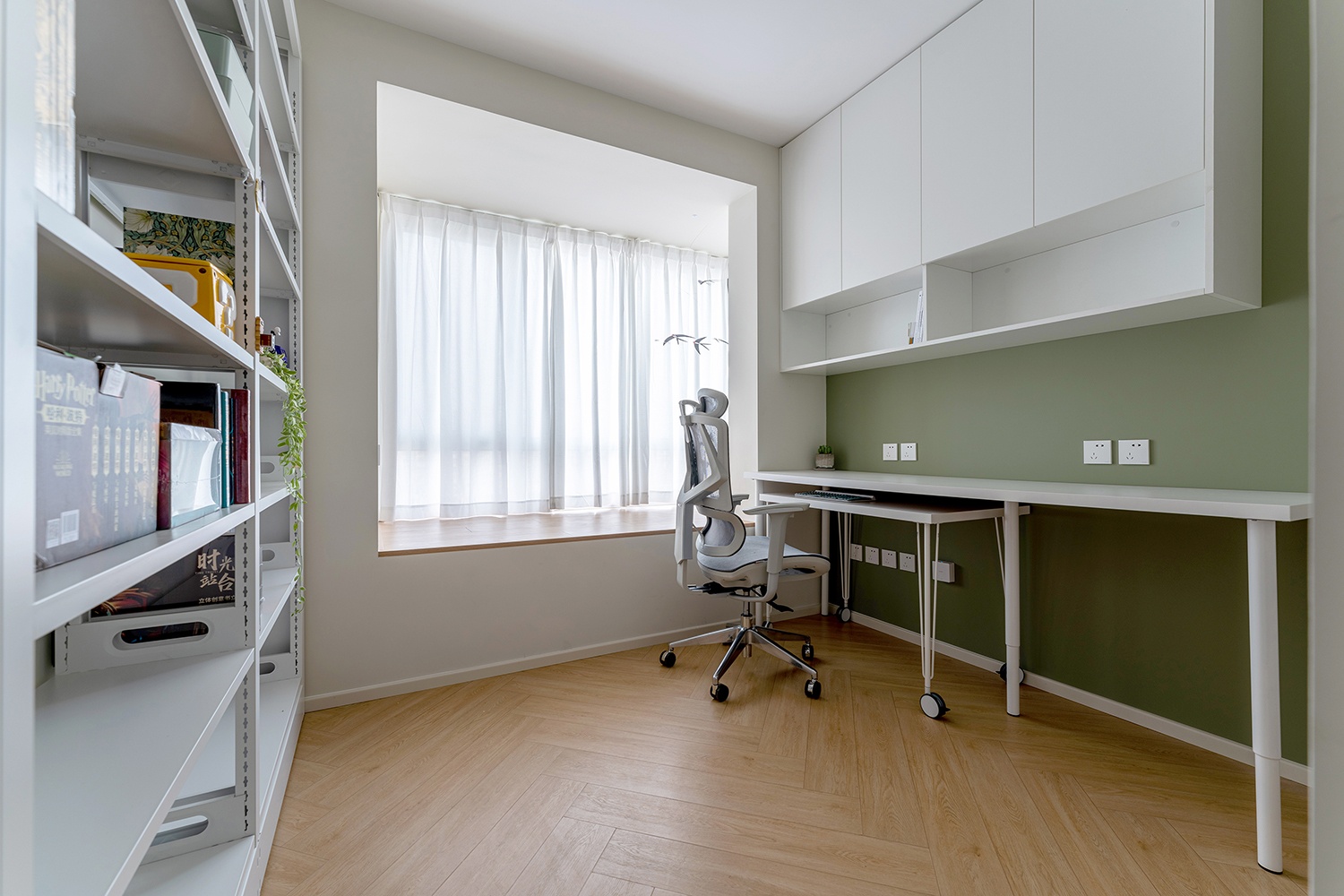 70㎡柠檬黄+墨绿奶油风甜蜜双人居丨中国北京丨久栖设计-56