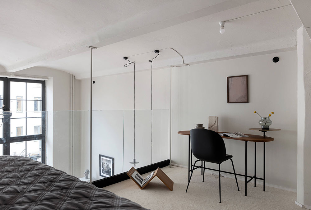 斯德哥尔摩工业风复式公寓设计-24