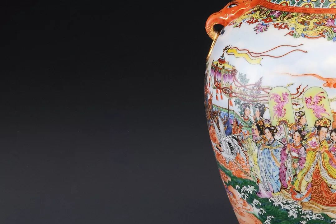 《版纳印象》瓷板画,传统广彩技艺与现代设计的完美结合-76