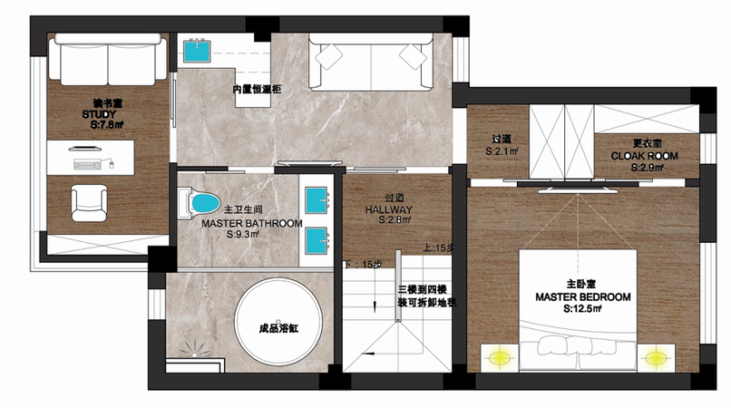混搭风别墅设计,诠释中西文化碰撞与融合-22