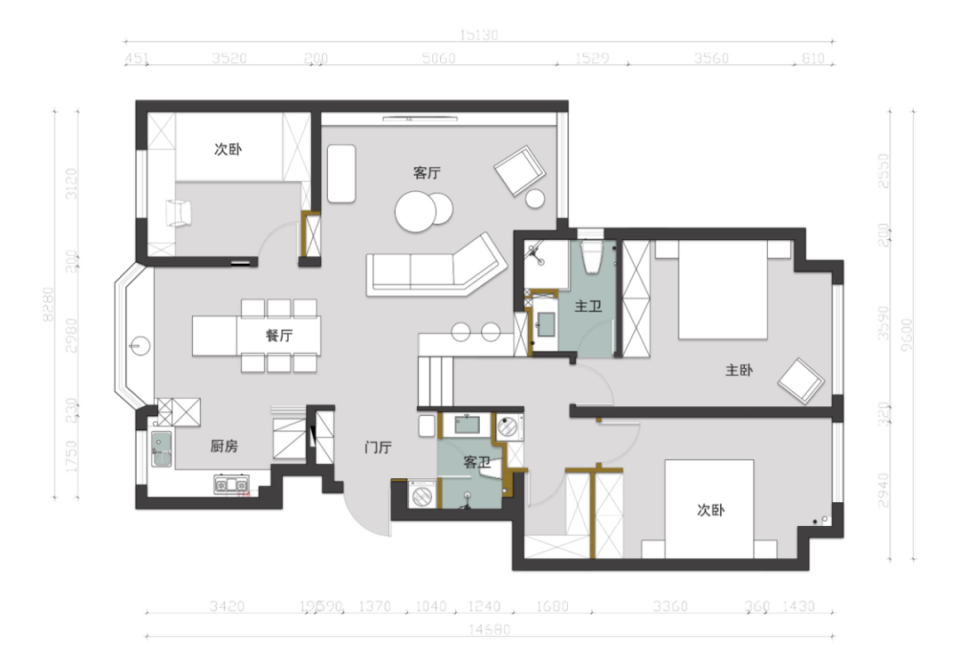 秋日限定版装修案例丨峰尚装饰首席设计师潘富全-32