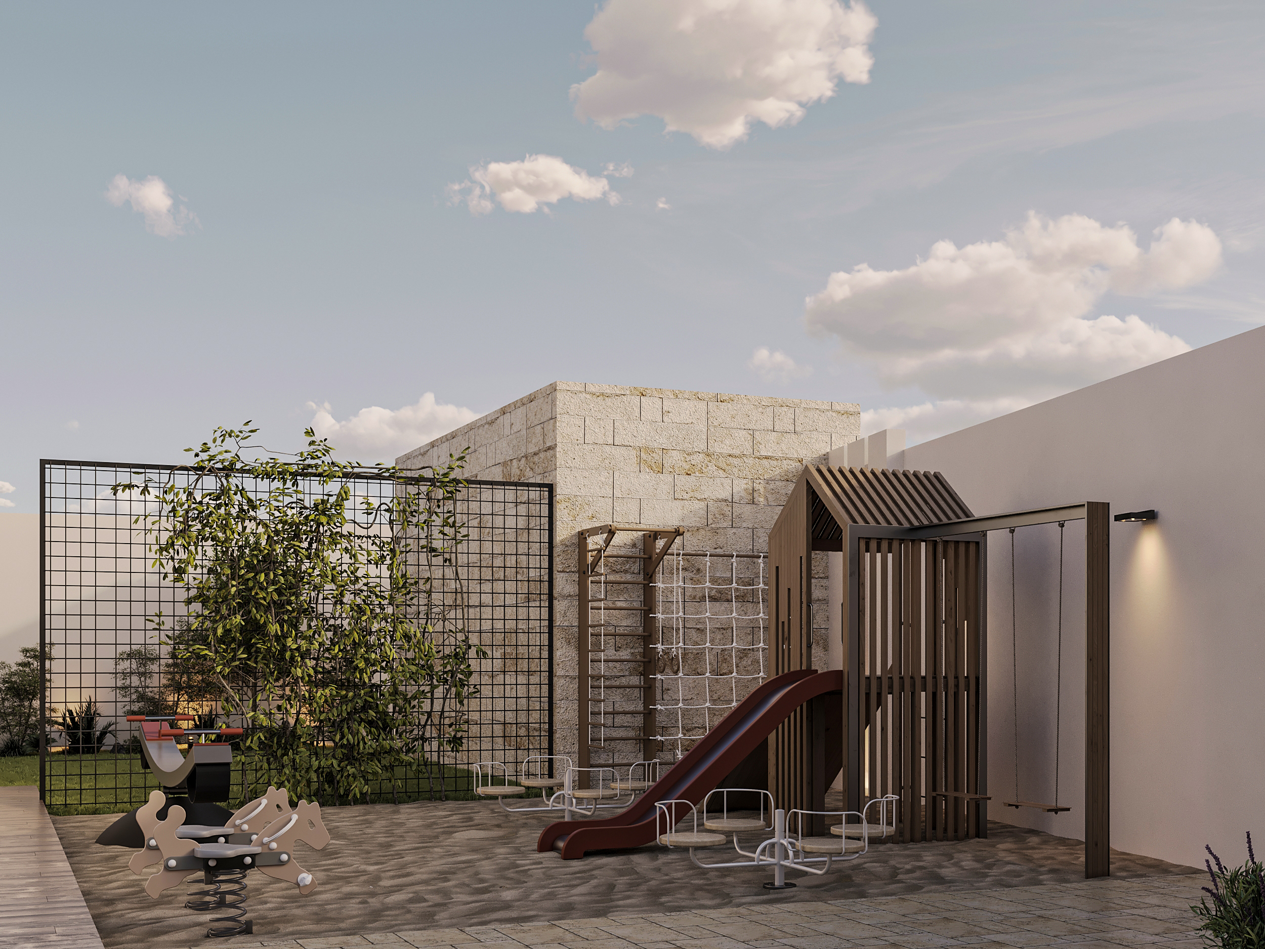 私人木屋景观设计丨沙特阿拉伯-20