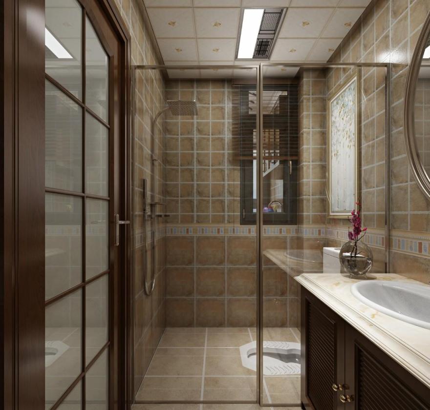 吉首市溶江小区壹号复式楼美式风格-50