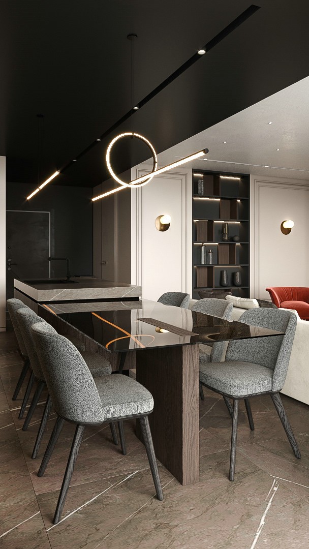 深色系公寓设计-7