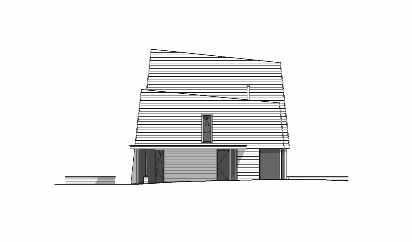 荷兰森林中的现代住宅-53