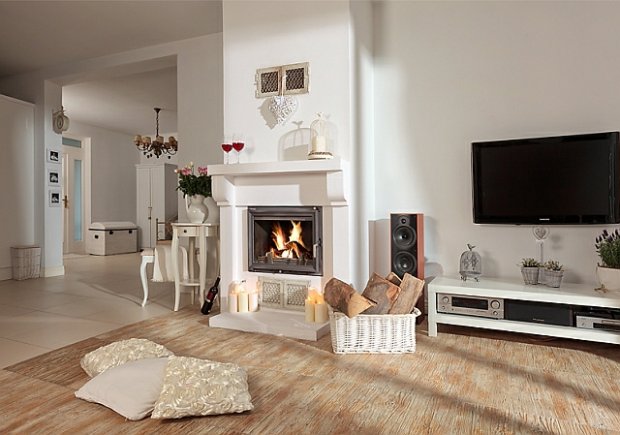 带壁炉的客厅设计方案-42