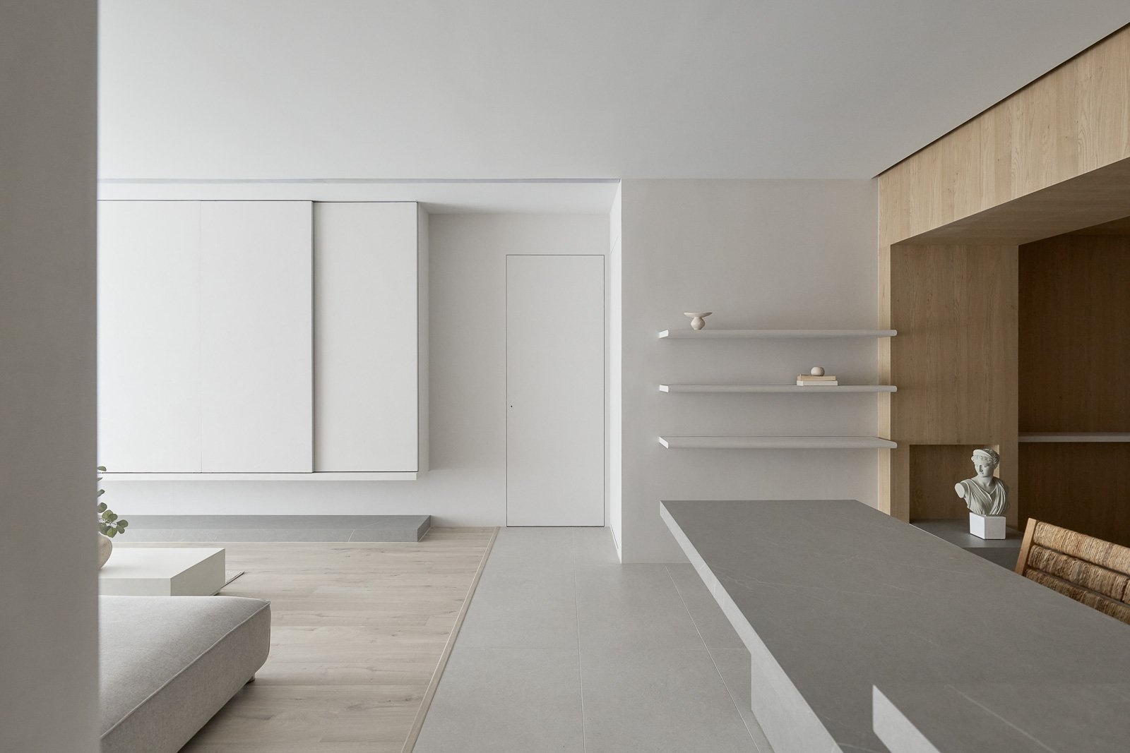 北投蔡宅 ：硬朗极简丨参拾柒号设计-4