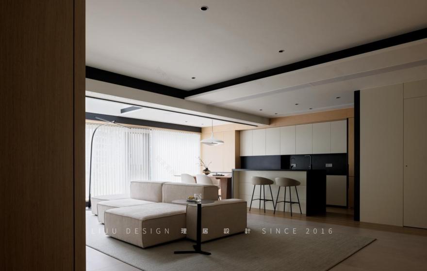 挪楼梯,借天光,还原五缘湾 230㎡复式的大宅感丨中国厦门丨理居设计-19