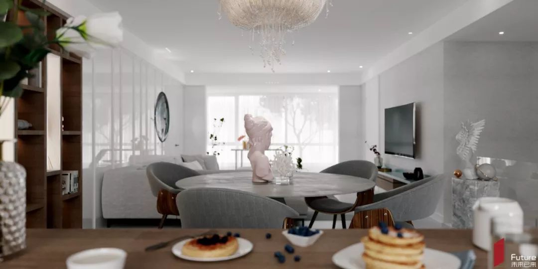 万科四季公园 260㎡四口之家,温馨生活空间-15