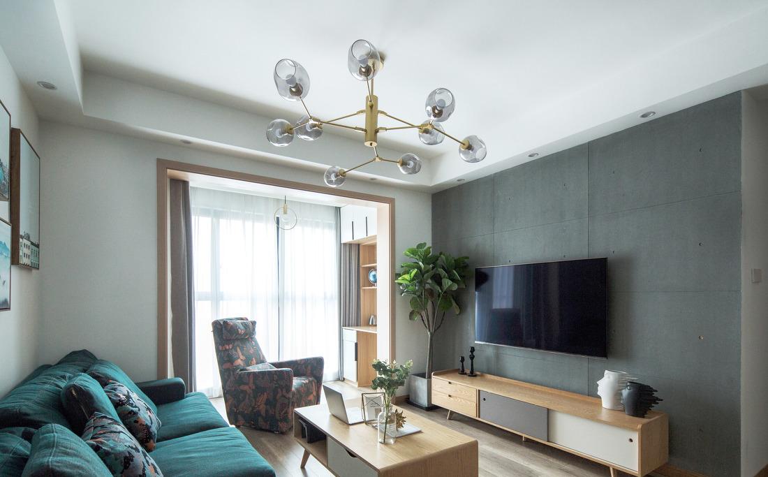 如懿设计丨北欧风平层丛林秘语-2