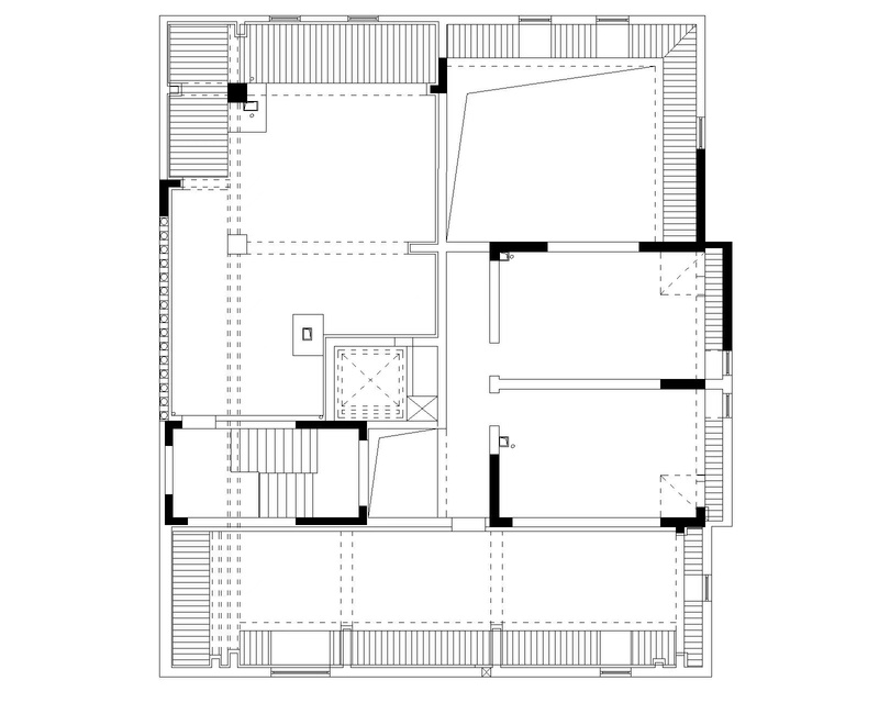 浪漫简约法式白色系一二层空间设计-7