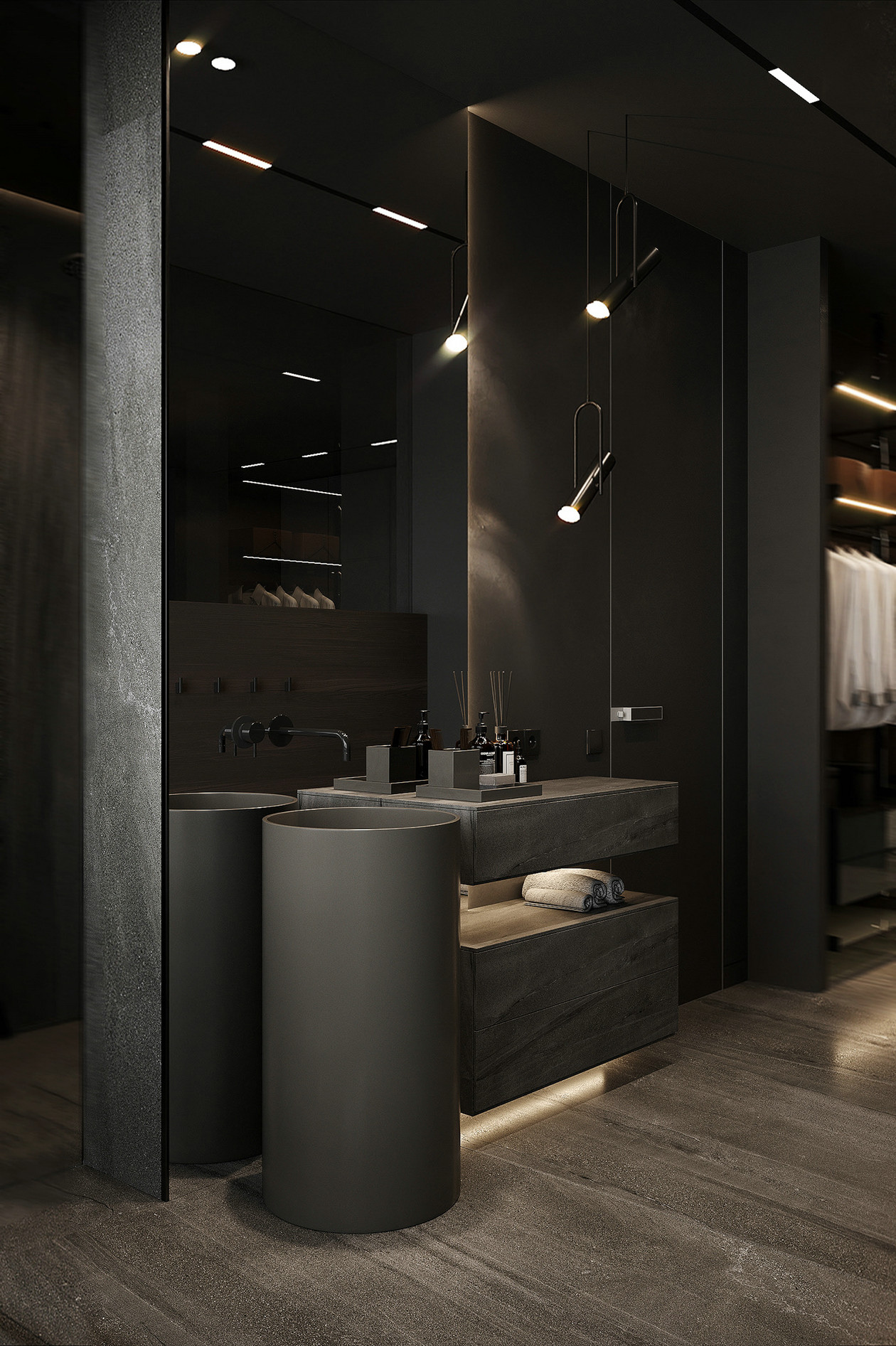 高级黑色系空间设计-20