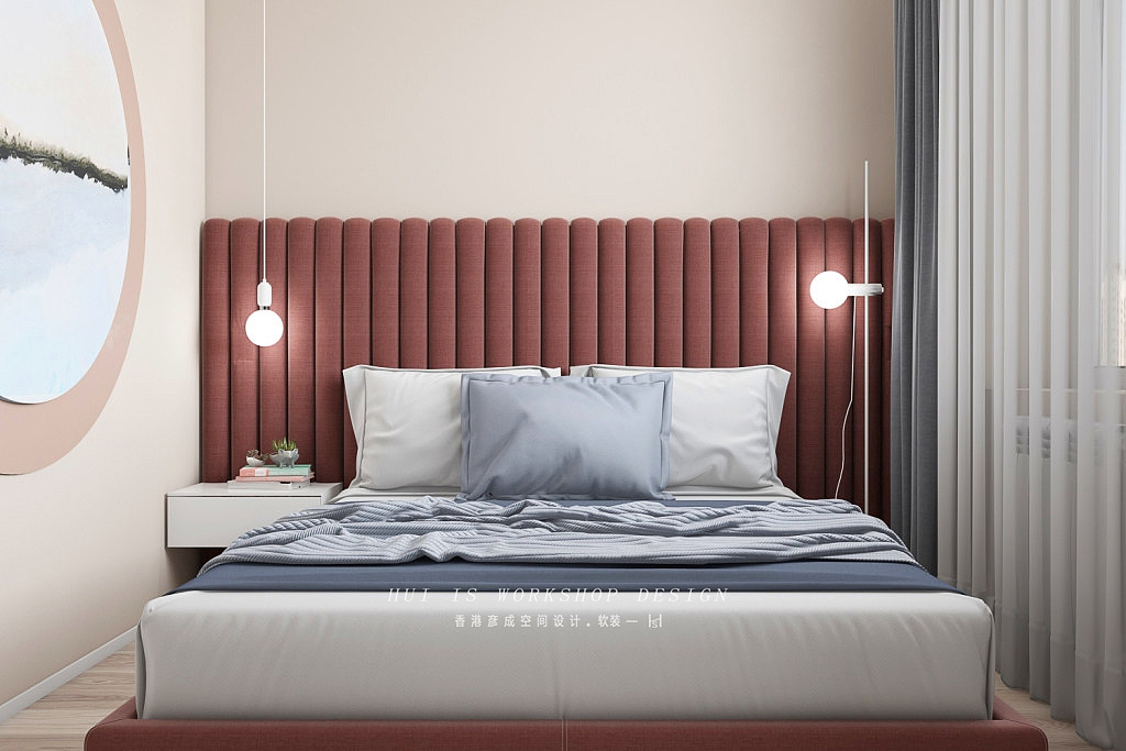 北欧 INS 风单身女性公寓，打造干净清新舒适空间-14