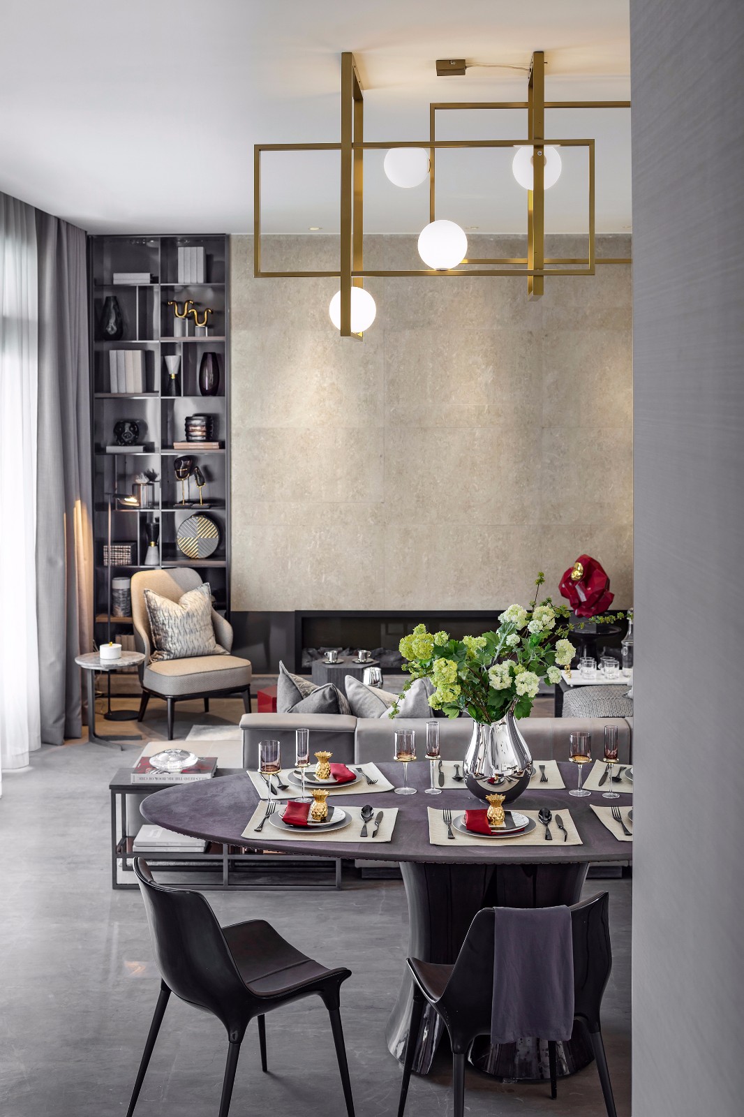 金科御临河合院别墅  北京纳沃佩思艺术设计-16