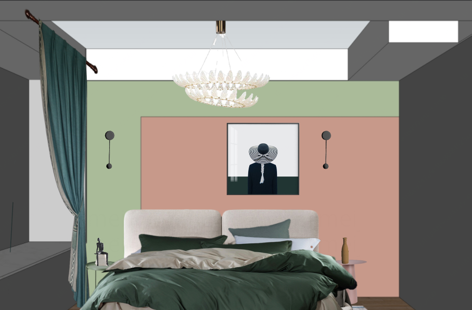 绿色与焦糖的碰撞 | 时尚家居设计演绎-42