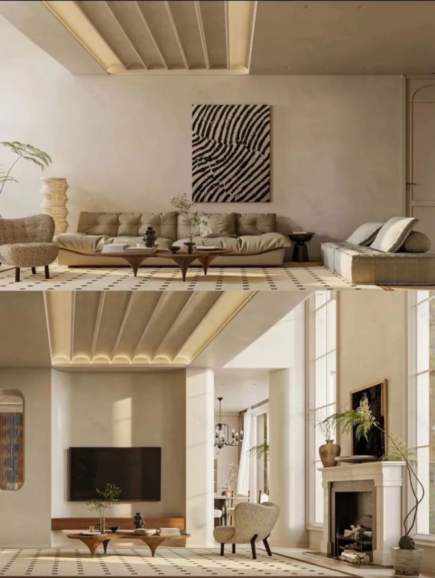 中古法式风怀旧复古美学空间-6