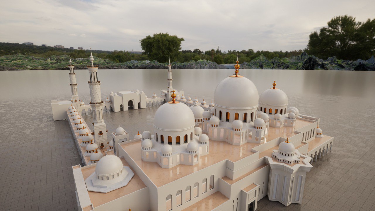 Design of Sheikh Zayed Mosque in Dubai_Abu Dhabi.-16