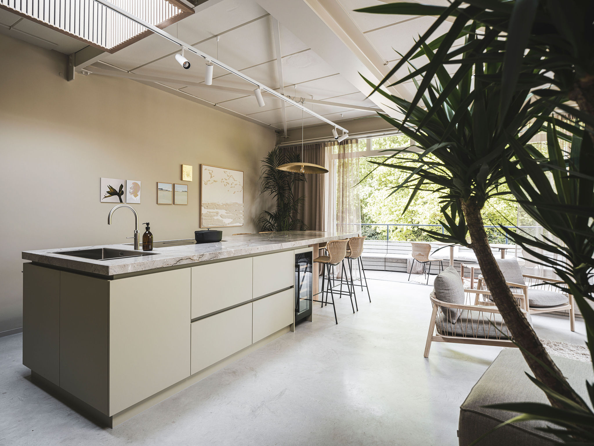 Penthouse aan bosrand, Schoorl • Jeroen de Nijs architect • interior • bni bv • Amsterdam-3