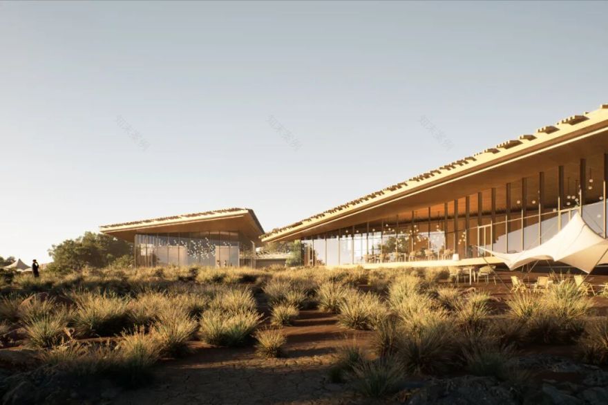 新疆罗布人村寨湖畔游客中心丨中国新疆丨Aedas-0