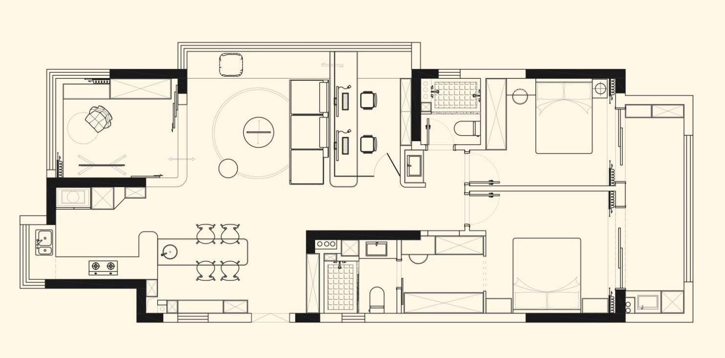 110m²旧房改造丨中国杭州丨SJD春茉空间设计-58
