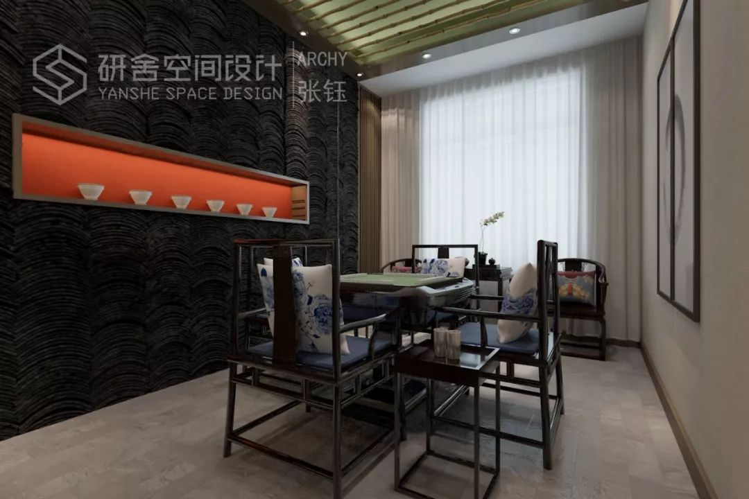 研舍.设计 | 中式庭院“龙隐半山”-30