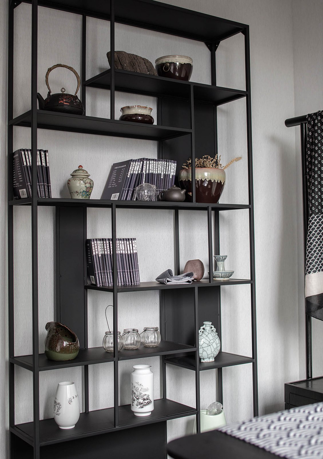 【新中式  瓯越韵】一个关于高级黑的水墨之居-105