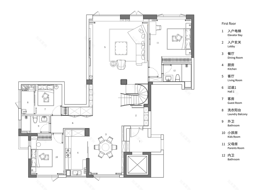 瑞安错越住宅设计丨中国浙江丨瑞安市合意空间设计事务所-43