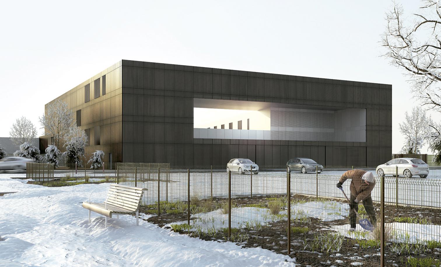 融合司法功能的 Nanterre 监狱设计-3