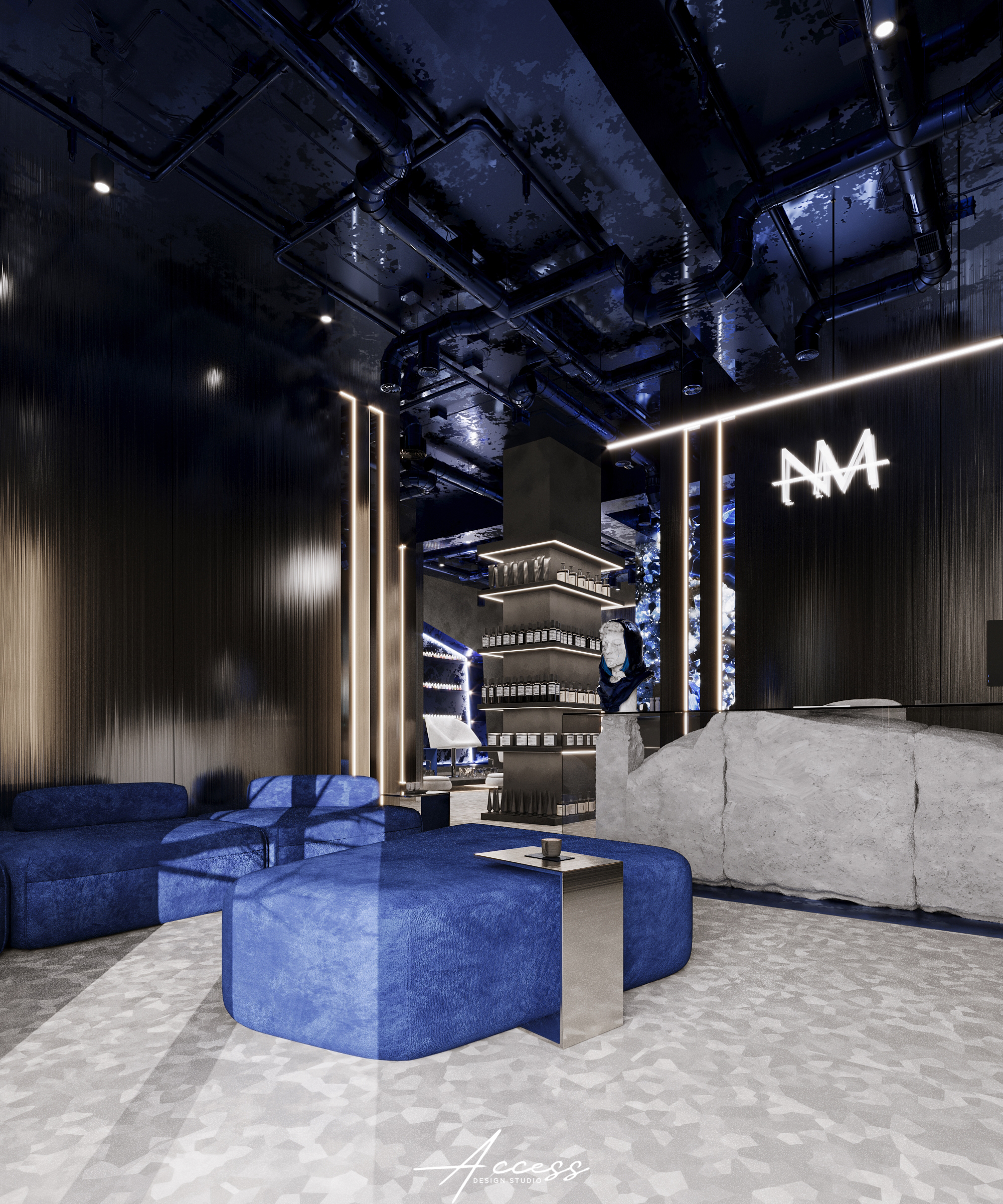 Nawras al Mullahi美容沙龙设计丨Access Design-6