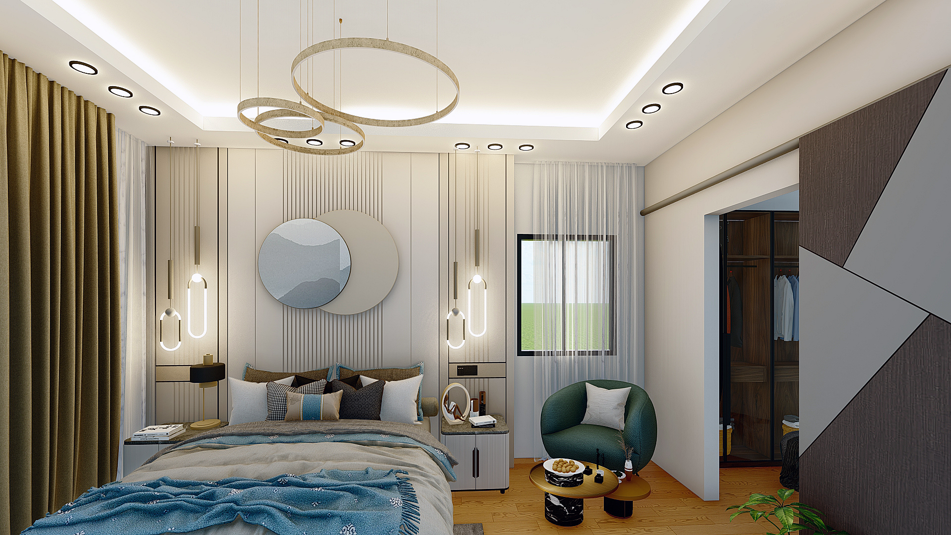 تصميم لوحده 200 متر بمصر-2