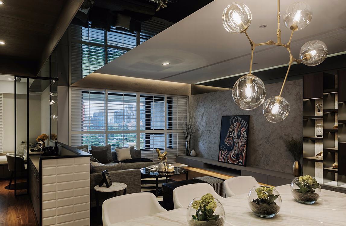 纽约中央公园风情，132m²混搭风住宅设计-5