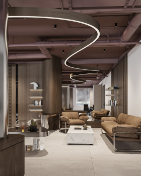 Contemporary Executive Office | Interior Design Concept