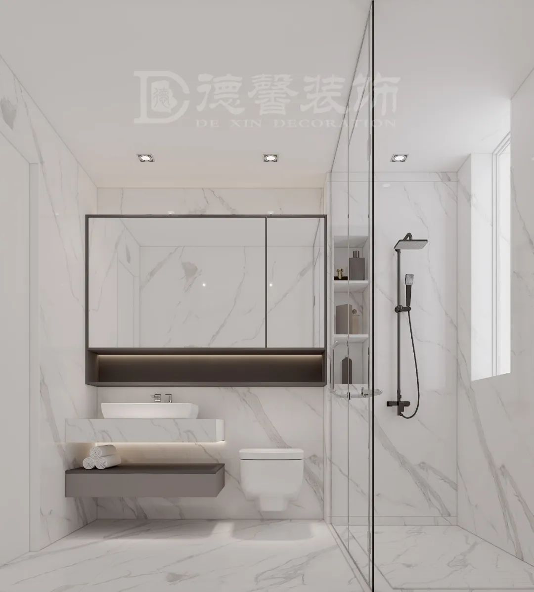 现代法式别墅设计，打造丰富空间层次-51