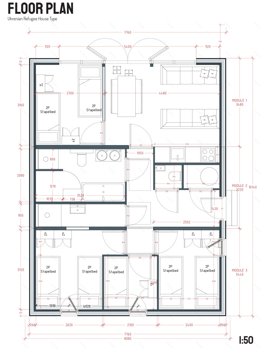 C 小屋 乌克兰难民房丨乌克兰丨The New Makers Company-4