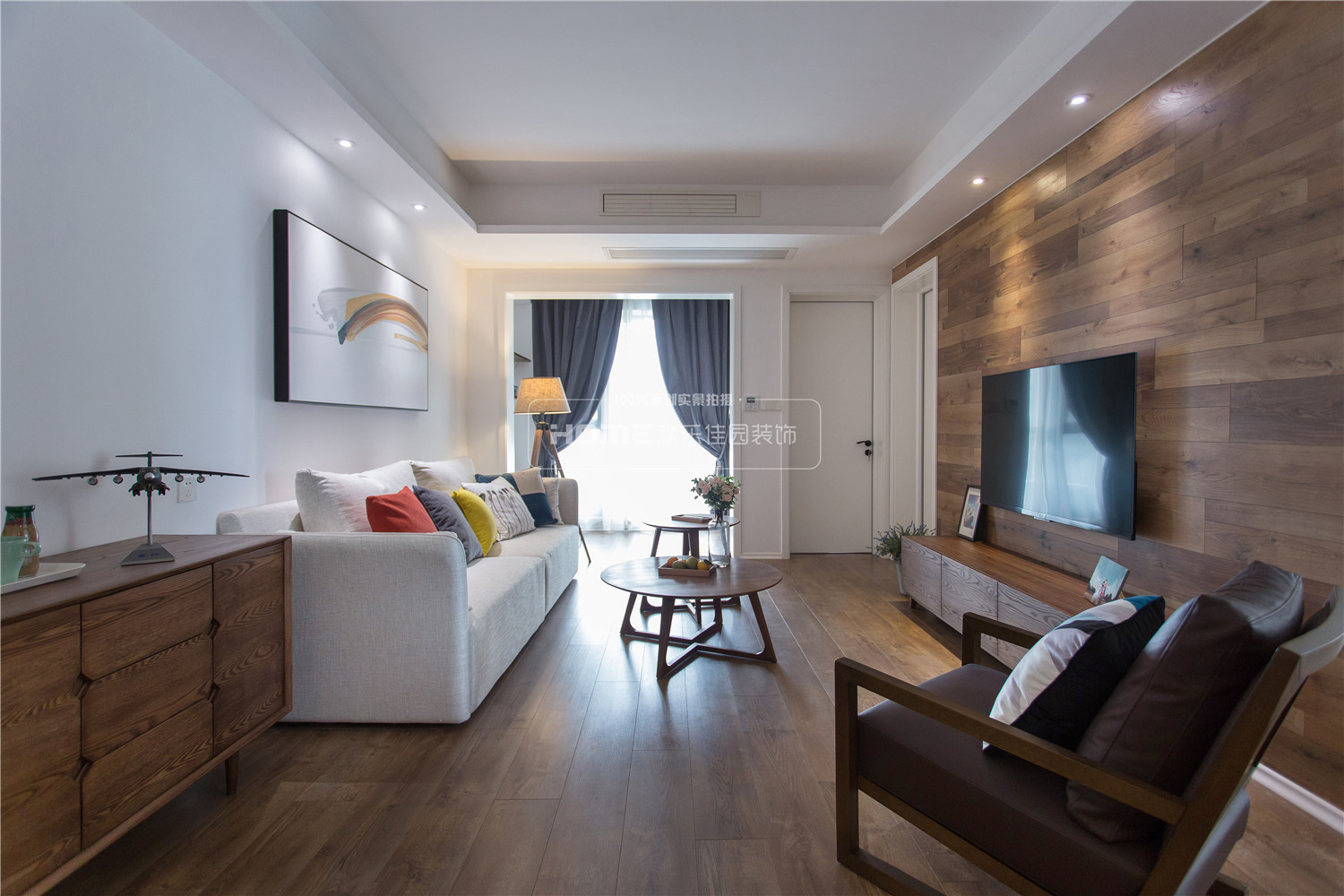 幸福里之家 | 85㎡北欧现代混搭小三居-13