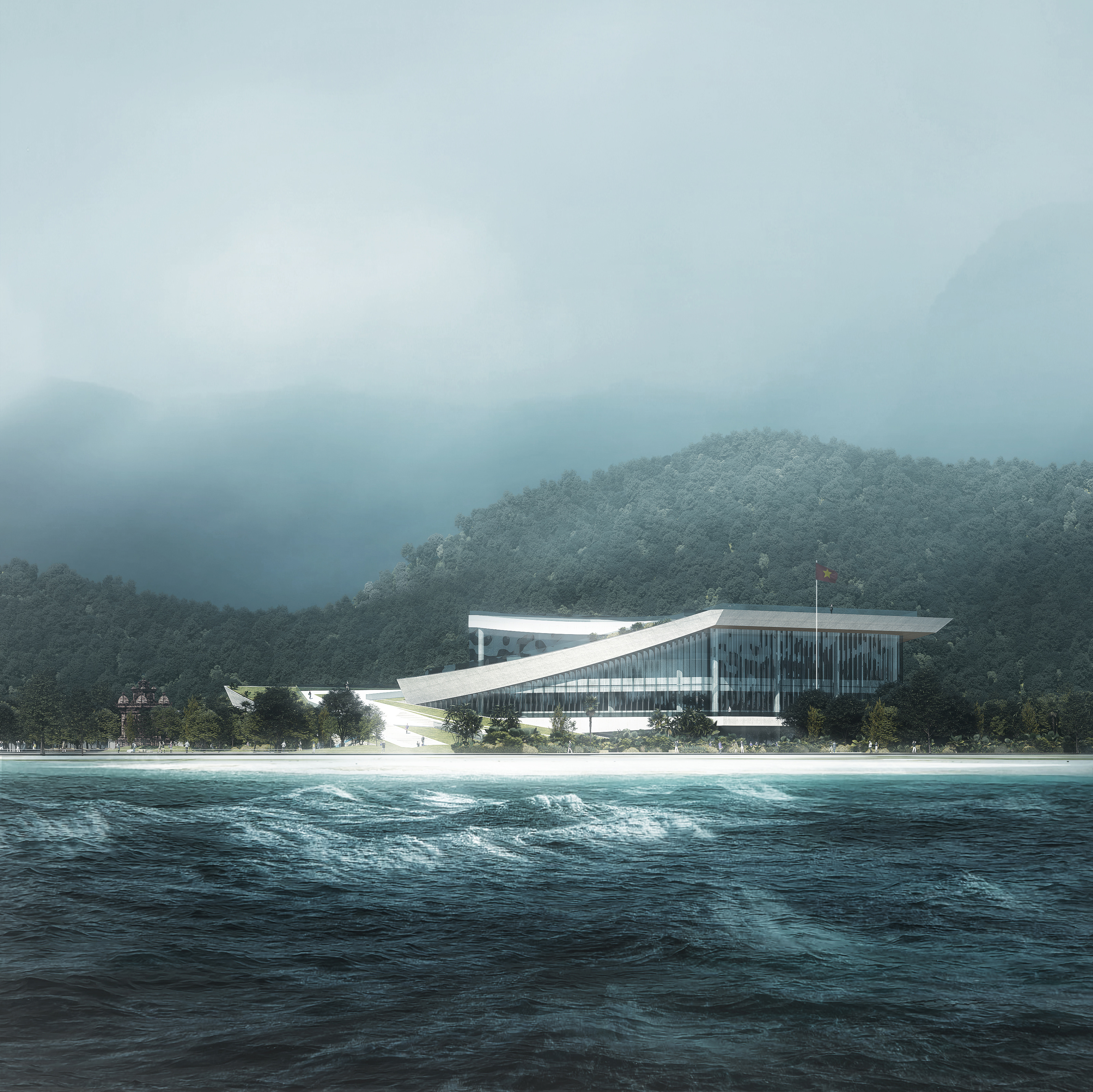 越南平定绿色波浪博物馆丨lequangarchitects-19