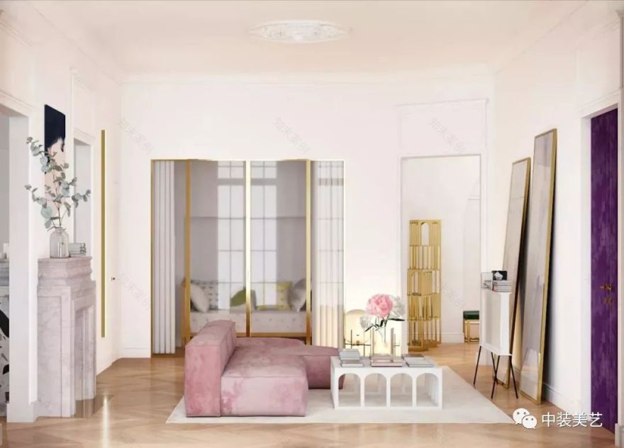 Color/跟着大师学软装-Parisian Apartment by Crosby Studios-21