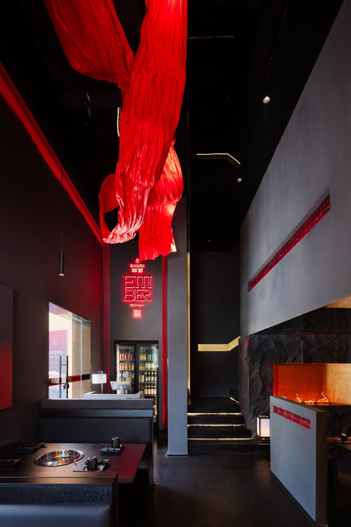 焱喜·和牛烧肉丨中国连云港丨点度空间设计-17