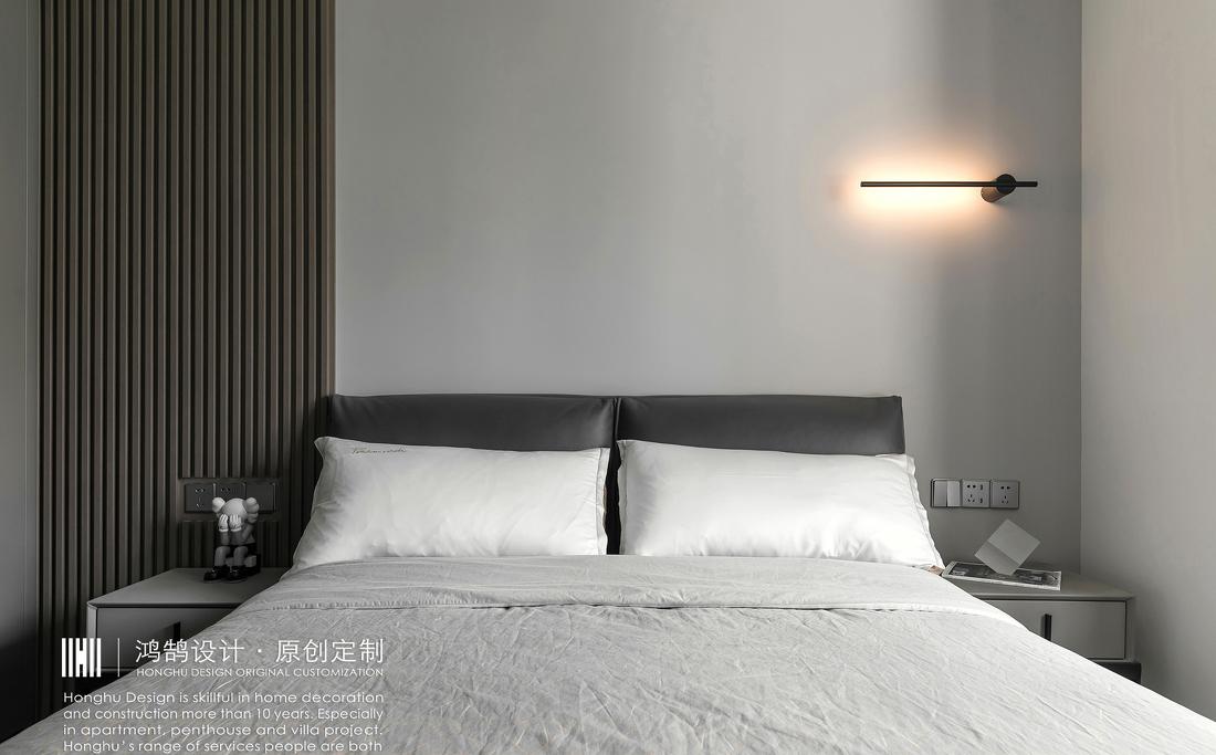 柔和光线打造温馨婚房丨中国上海丨鸿鹄设计-23