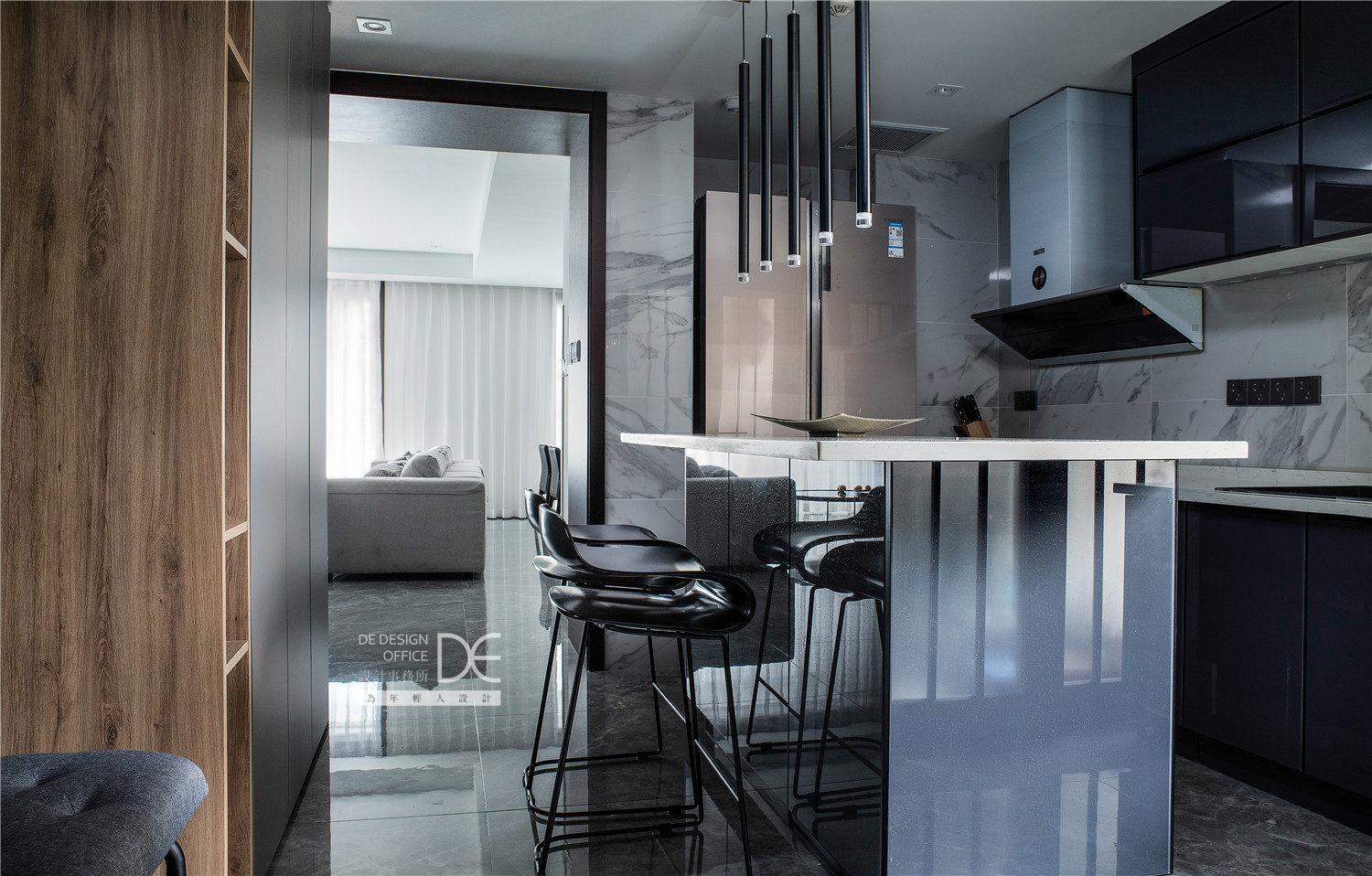 融景城郦苑 | 现代简约黑白灰,恰到好处的舒适生活-33