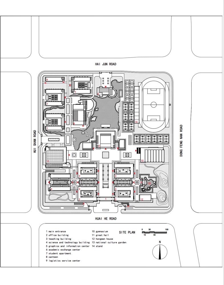 江苏泰州高级中学新校区——传统与现代的有机融合-59