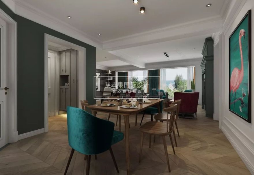 金科江湖海 134㎡简美风,复古又时尚的戏剧演绎-33