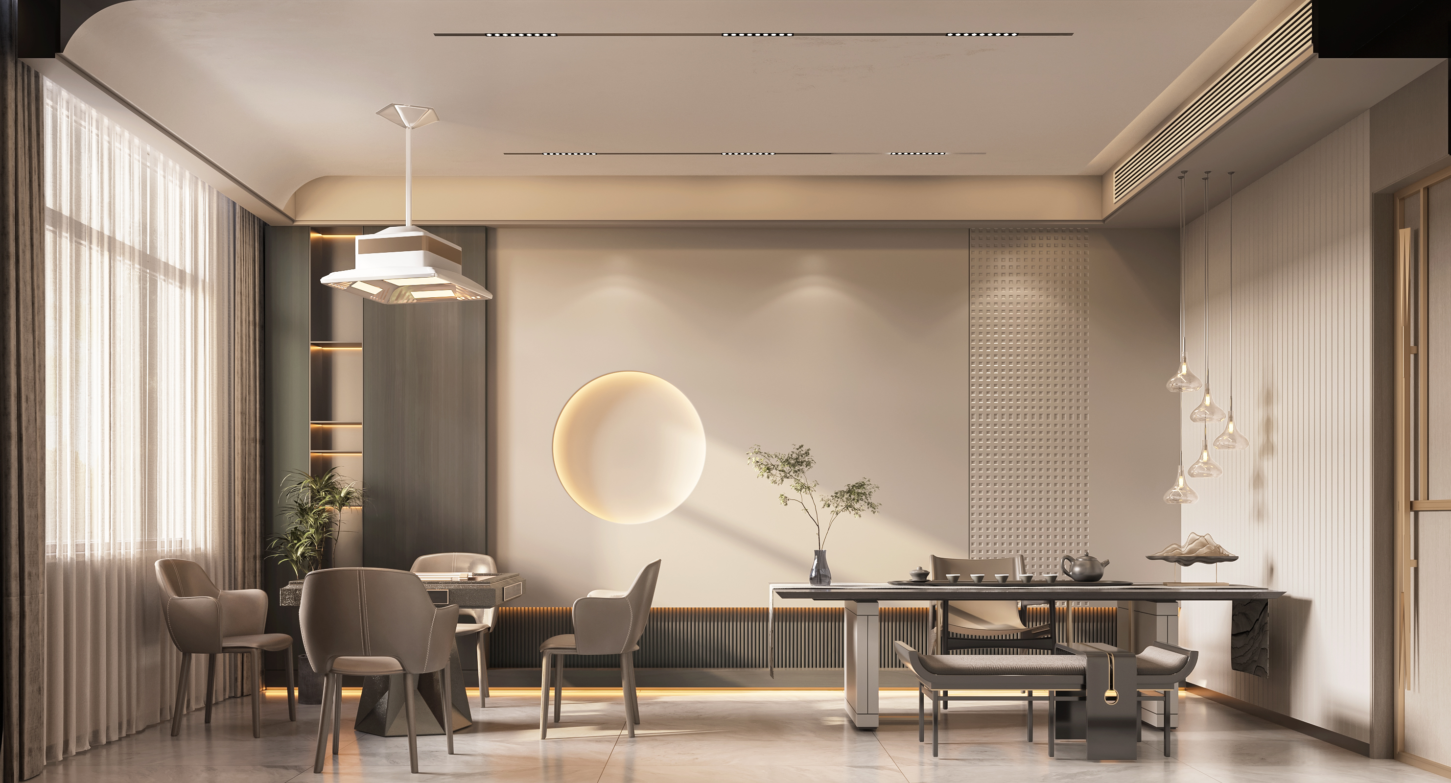 接待室效果图表现-2