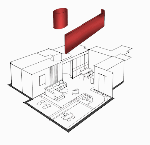 弧度中的温暖港湾·245㎡现代家居设计丨中国深圳丨深圳一度经纬设计-17