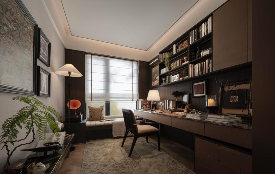 贵阳万科·未来溪地135㎡样板间丨中国贵阳丨软装GNU金秋设计,硬装深圳市梵一舍室内装饰设计-38