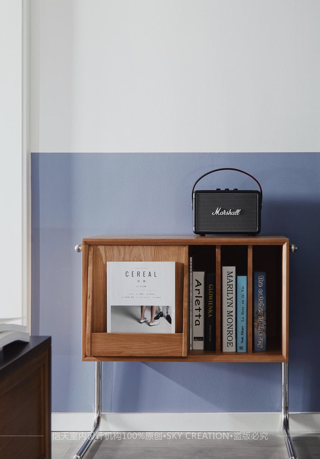 独居女孩的蓝色谧境 · 舒适公寓设计-25