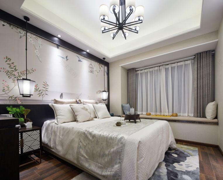 现代中式融合,绵阳九阙府 A1 户样板间-69